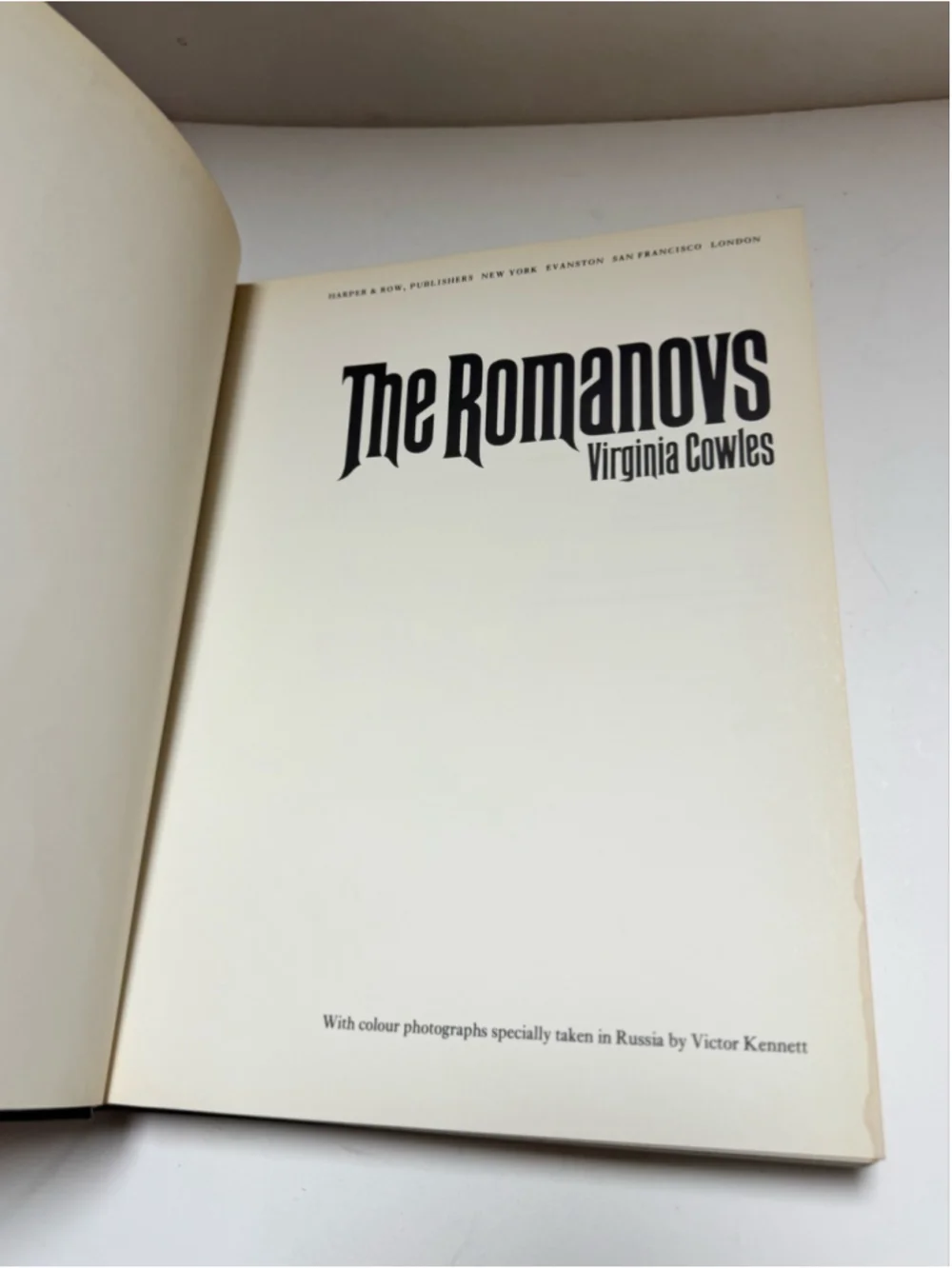 Harper & Row romanovs by